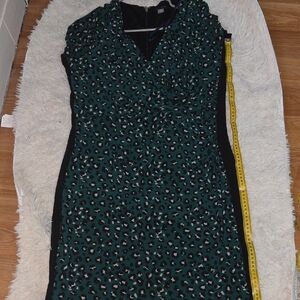 Tommy Hilfiger Green and Black Midi Dress